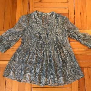 JOIE Paisley Blouse Top